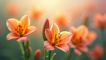 Fototapeta premium Blooming with warmth and beauty