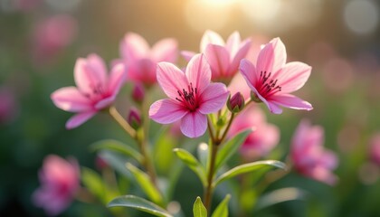 Fototapeta premium Blooming beauty in natures palette