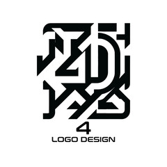 4 Vector Logo Design