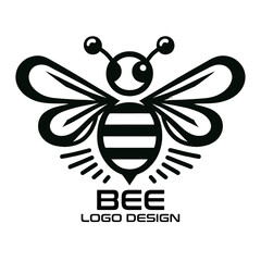 Bee Vector Logo Design