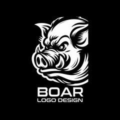 Boar Vector Logo Design