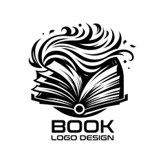 Book Vector Logo Design