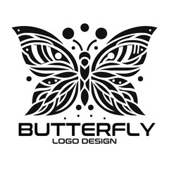 Obraz premium Butterfly Vector Logo Design