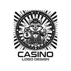 Casino Vector Logo Design
