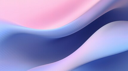 Soft Pastel Flowing Waves in 3D Style