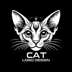 Cat Vector Logo Design