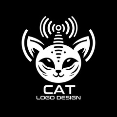 Cat Vector Logo Design