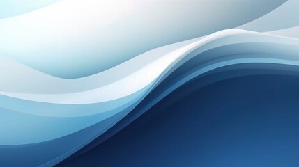 Fototapeta premium Elegant Blue Waves Abstract Design for Backgrounds