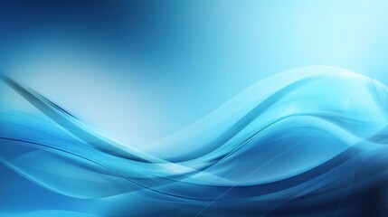 Abstract Blue Waves Background Design for Visual Content