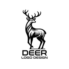 Deer Vector Logo Design