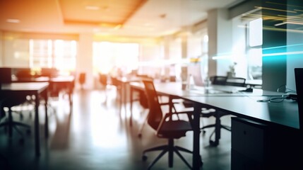 Modern Office Interior with 3D Design Elements