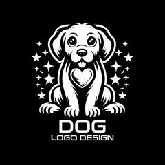 Obraz premium Dog Vector Logo Design