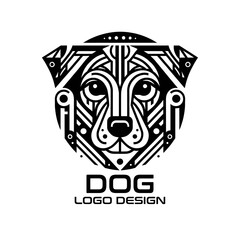 Dog Vector Logo Design 