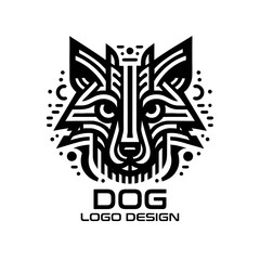 Dog Vector Logo Design 