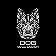 Dog Vector Logo Design 