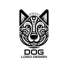 Dog Vector Logo Design 