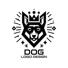 Dog Vector Logo Design 