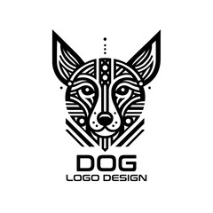 Dog Vector Logo Design 