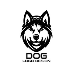 Dog Vector Logo Design 