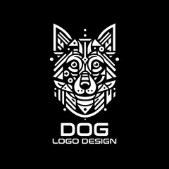 Dog Vector Logo Design 