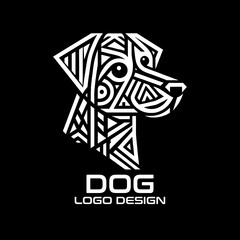 Dog Vector Logo Design 