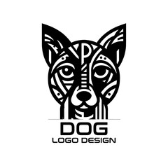 Dog Vector Logo Design 