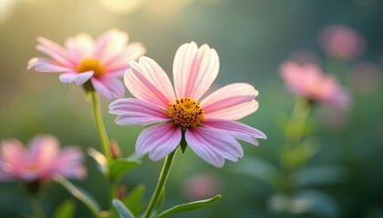 Obraz premium Blooming beauty in a field of dreams