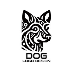 Dog Vector Logo Design 