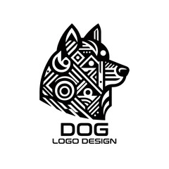 Dog Vector Logo Design 