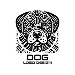 Dog Vector Logo Design 