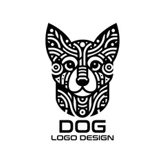 Dog Vector Logo Design 