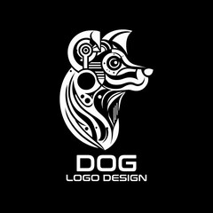 Dog Vector Logo Design 