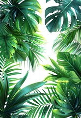 Tropical Paradise: Lush Green Foliage