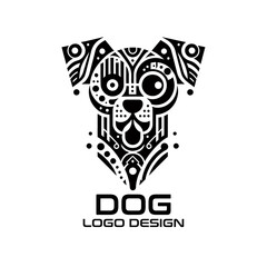 Dog Vector Logo Design 