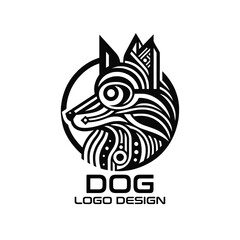 Dog Vector Logo Design 