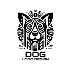 Dog Vector Logo Design 