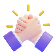 PNG 3D teammate icon isolated on a white background