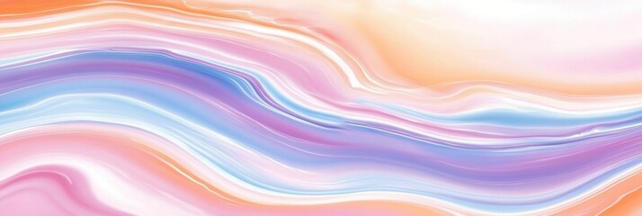 Fototapeta premium A Mesmerizing Blend of Blues, Pinks, and Purples Creates a Vibrant Fluid Art Masterpiece
