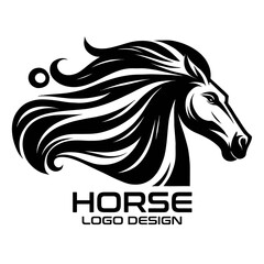 Horse Vector Logo Design
