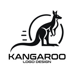 Kangaroo Vector Logo Design