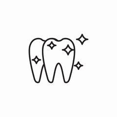 teeth pure clean icon sign vector