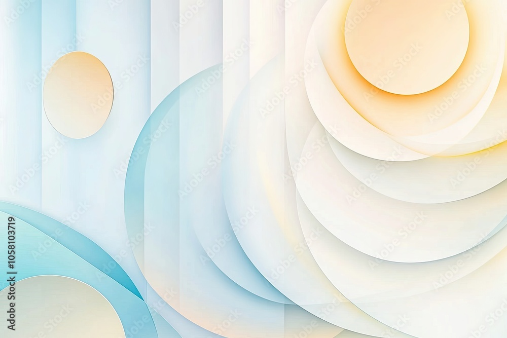 Poster Creating a Serene Abstract Gray Background With Minimalist Geometric Shapes for Visual Appeal