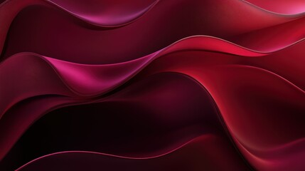 Fototapeta premium Abstract Burgundy Red Wavy Lines Background Texture.
