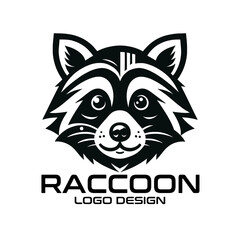 Raccoon Vector Logo Design