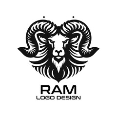 Ram Vector Logo Design