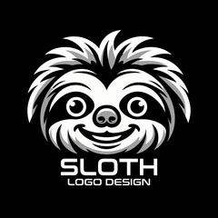 Sloth Vector Logo Design