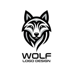 Wolf Vector Logo Design