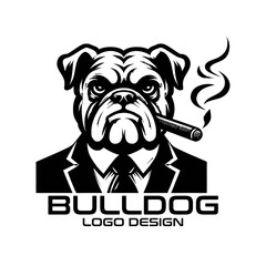 Bulldog Vector Logo Design