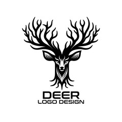 Deer Vector Logo Design
