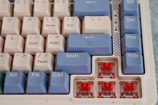 Mechanical keyboard red switch. Gaming mechanical keyboard